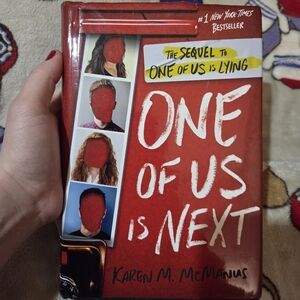📚3/$7 One of Us Is Next Hardcover Book By Karen M Mcmanus